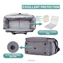 Golkcurx Sewing Machine Case With Removable Padded Pad | Sewing Machine Bag With Shoulder Strap