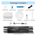 YSF Adjustable Balloon Arch Stand Kit With Water Fillable Base for Different Birthday Party Backdrop Tools