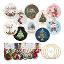 10 Sets Of Embroidery Kit With Patterns And DIY Instructions | Adult Beginner Embroidery Kits