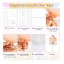 Balloon Arch And Balloon Pump Kit With 120 Balloons | 9ft Tall & 10ft Wide Adjustable Balloon Arch | Balloon Stand For Weddings