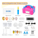 Balloon Arch And Balloon Pump Kit With 120 Balloons | 9ft Tall & 10ft Wide Adjustable Balloon Arch | Balloon Stand For Weddings
