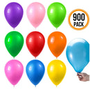 Prextex 125 Party Balloons 12 Inch | 10 Assorted Rainbow Colors Heavy Duty Latex Balloons Bulk Pack