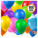Prextex 125 Party Balloons 12 Inch | 10 Assorted Rainbow Colors Heavy Duty Latex Balloons Bulk Pack