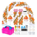 Balloon Arch Kit With Electric Balloon Pump | 9' Tall 10' Wide Adjustable Balloon Arch Stand With Base | Iron Pipe