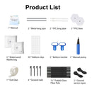 Balloon Arch Stand Kit With Base | VETOGETHER Adjustable Balloon Arch Support Kit With 55pcs Balloon Clips