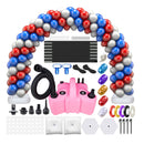 Balloon Arch Kit With Electric Balloon Pump | VETOGETHER 9ft Tall 10ft Wide Adjustable Balloon Arch Kit With Bases