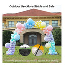 Balloon Arch Stand Kit With Base | VETOGETHER Adjustable Balloon Arch Support Kit With 55pcs Balloon Clips