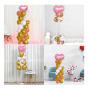Balloon Arch Kit With Electric Balloon Pump | 9' Tall 10' Wide Adjustable Balloon Arch Stand With Base | Iron Pipe