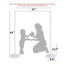 Balloon Column Floor Stand Kit | Set Of 2 5 Foot Tall Balloon Columns | Balloon Arch Kit With Base And Pole