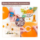 IDAODAN Metal Round Balloon Arch Kit For Decoration | 7.2 Feet | Golden Circle Balloon | Arch Backdrop