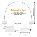 RUBFAC Balloon Arch Stand | 10ft Wide Adjustable Balloon Arch Kit | Adjustable Frame With Water Fillable Base For Weddings