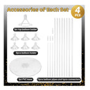 JOYYPOP 4 Sets Of Balloon Stand | Balloon Sticks With Base For Table | Birthday | Baby Shower | Graduation Party Decoration