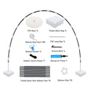 KAIYUN Balloon Arch | Innovative Large Heavy Duty Balloon Arch Kit | 10Ft Wide And 9ft Tall Adjustable Balloon Arch Stand