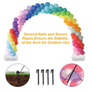 RUBFAC Balloon Arch Stand | 10ft Wide Adjustable Balloon Arch Kit | Adjustable Frame With Water Fillable Base For Weddings
