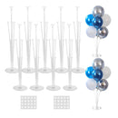 JOYYPOP 9 Sets Of Balloon Stand | Balloon Sticks With Base For Table | Birthday | Baby Shower | Graduation Party Decoration