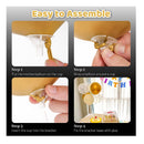 JOYYPOP 9 Sets Of Balloon Stand | Balloon Sticks With Base For Table | Birthday | Baby Shower | Graduation Party Decoration