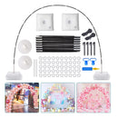 Chamvis Balloon Arch Kit | 9 Feet Tall And 10 Feet Wide | Adjustable Balloon Arch Support | Balloon Arch Frame With Base