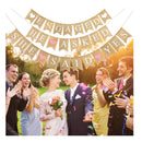 3 Committed Burlap Banners He Asked Her She Said Yes | Rustic Bachelorette Party Banners