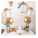 JOYYPOP 9 Sets Of Balloon Stand | Balloon Sticks With Base For Table | Birthday | Baby Shower | Graduation Party Decoration