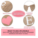 3 Committed Burlap Banners He Asked Her She Said Yes | Rustic Bachelorette Party Banners