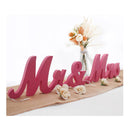 Mr & Mrs Wedding Table Sign | Large Wooden Letters Mr And Miss | Party Decoration Head Table Wedding Wooden Letter