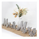 Mr & Mrs Wedding Table Sign | Large Wooden Letters Mr And Miss | Party Decoration Head Table Wedding Wooden Letter