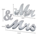 Mr & Mrs Wedding Table Sign | Large Wooden Letters Mr And Miss | Party Decoration Head Table Wedding Wooden Letter