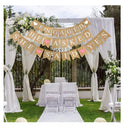 3 Committed Burlap Banners He Asked Her She Said Yes | Rustic Bachelorette Party Banners