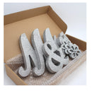 Mr & Mrs Wedding Table Sign | Large Wooden Letters Mr And Miss | Party Decoration Head Table Wedding Wooden Letter