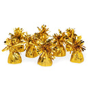 Srenta Gold Globe Weights | Heavy Balloon Weight |  Pack of 12 Foil Balloon Weights