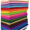 Flic-Flac 28 Pieces 12 x 8 Inches (30 cm x 20 cm) 1.4 mm Thick | Soft Felt Fabric Sheet Assorted Colors Felt Pack