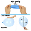 Mr. Pen- Balloons 12 inches | Pack of 54, Assorted Colors, Party Balloons, Rainbow Balloons, Latex Balloons