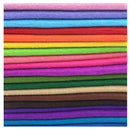 Flic-Flac 28 Pieces 12 x 8 Inches (30 cm x 20 cm) 1.4 mm Thick | Soft Felt Fabric Sheet Assorted Colors Felt Pack