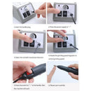 Professional 20000 RPM Nail Drill Machine Electric Nail Drill Electric Nail File Set Pedicure Tools Manicure Grinder For Acrylic Gel Nails