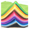 Flic-Flac 28 Pieces 12 x 8 Inches (30 cm x 20 cm) 1.4 mm Thick | Soft Felt Fabric Sheet Assorted Colors Felt Pack