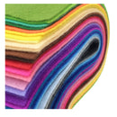 Flic-Flac 28 Pieces 12 x 8 Inches (30 cm x 20 cm) 1.4 mm Thick | Soft Felt Fabric Sheet Assorted Colors Felt Pack