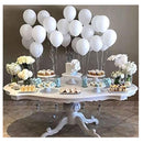 Latex Balloons | 100-Pack |  12-Inch White Balloons