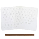 Durable 3pcs DIY Leather Craft Tool | Capital Lowercase Letter Number Stamping Set Punch Kit