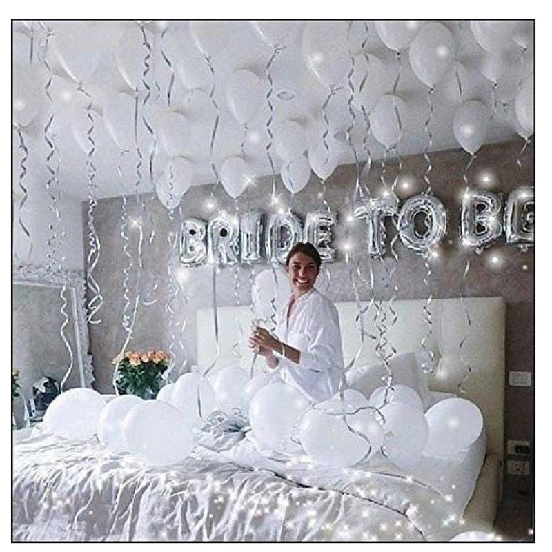 Latex Balloons | 100-Pack |  12-Inch White Balloons