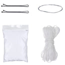 Taper Candle Mold Set | 2 Pillar Candle Molds | Perfect For Making Emergency Candles | Bell Candles | Table Candles | 30 Feet
