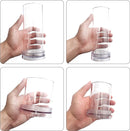 MILIVIXAY Cylinder Candle Mold Set-4PCS Pillar Candle Molds | Plastic Candle Molds for Candle Making-Candle Making Molds