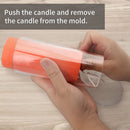 MILIVIXAY Cylinder Candle Mold Set-4PCS Pillar Candle Molds | Plastic Candle Molds for Candle Making-Candle Making Molds