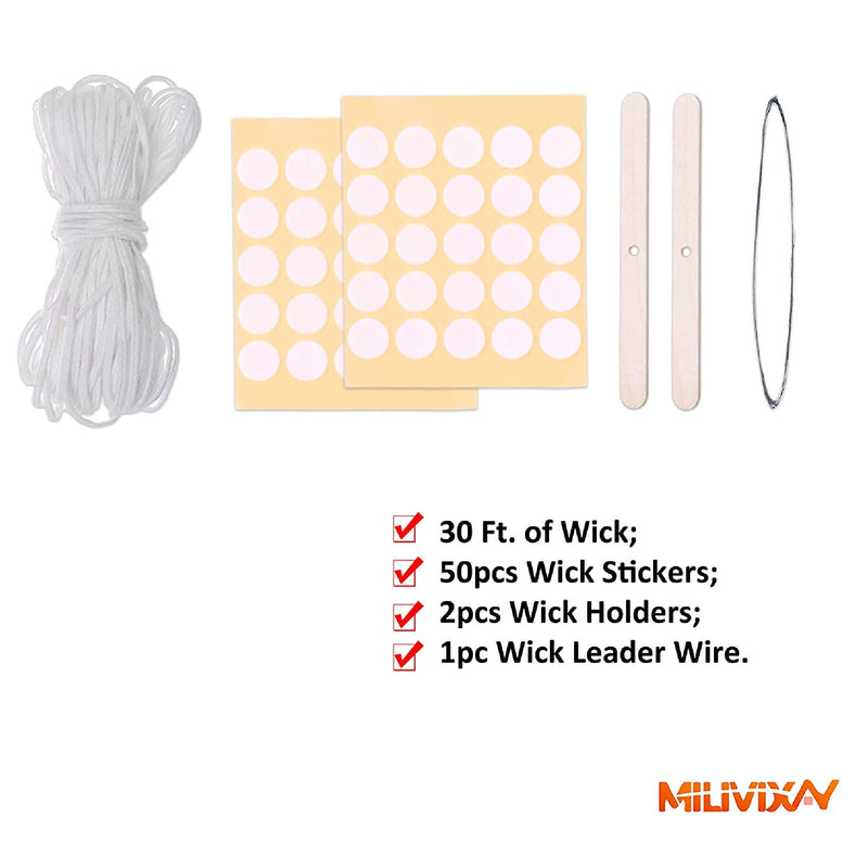 MILIVIXAY 2 Striped Triangle Shaped Candle Molds | Candle Molds With Ribbed Pillar For Making Candles