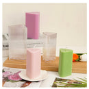 MILIVIXAY 2 Striped Triangle Shaped Candle Molds | Candle Molds With Ribbed Pillar For Making Candles