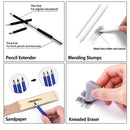 Drawing Kit | Shuttle Art 103 Pack Drawing Pencil Set | Drawing And Sketching Art Set With Colored Pencils