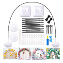 Balloon Arch Set | 9ft Height Adjustable Balloon Arch Stand With Floor Base Balloon Stands With Balloon Clips And Pump
