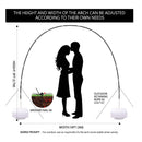 Balloon Arch Set | 9ft Height Adjustable Balloon Arch Stand With Floor Base Balloon Stands With Balloon Clips And Pump