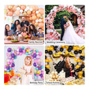 Balloon Arch Set | 9ft Height Adjustable Balloon Arch Stand With Floor Base Balloon Stands With Balloon Clips And Pump