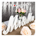 Nine To Nine Wedding Decorations Set | Large Mr And Mrs Sign And Just Married Banner