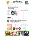 JCHB Set Of Column And Large Arch With Balloons | A Set Of Two Configurations | Birthday | Baby Shower | Wedding | Graduation